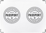 Обложка на паспорт с уголками, PASSPORT