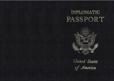 Обложка на паспорт без уголков, Американский дипломат