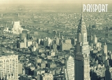 Обложка на паспорт без уголков, нью-йорк