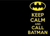 Обложка на паспорт без уголков, KEEP CALM AND CALL BATMAN