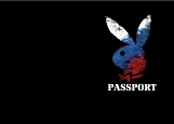 Обложка на паспорт без уголков, Russian Playboy