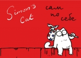 Обложка на паспорт без уголков, Simon's cat