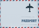 Обложка на паспорт без уголков, Air Trip