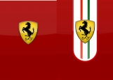 Обложка на автодокументы без уголков, Ferrari