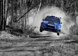 Обложка на автодокументы без уголков, Subaru Rally