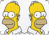 Обложка на паспорт с уголками, Гомер