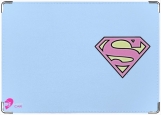 Обложка на паспорт с уголками, SUPERMAN